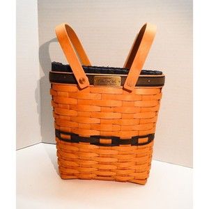 Longaberger Collectors Club 2001 Membership Basket Charter Member Tall Key Liner